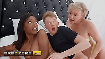 迪·威廉姆斯与吉米和继女的火热三人行 - Brazzers